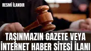 Örnek No:55*  T.C. MANİSA İCRA DAİRESİ 2026/67 TLMT. TAŞINMAZIN GAZETE VEYA İNTERNET HABER SİTESİ İLANI