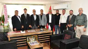 Kamyoncular Kooperatifi’nden Başkan Enes İzci’ye hayırlı olsun ziyareti
