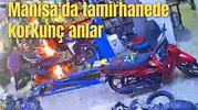 Manisa'da tamirhanede korkunç anlar