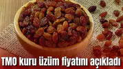 TMO kuru üzüm fiyatını açıkladı