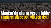 Manisa’da alarm veren tablo: Yapıların yüzde 38’i yüksek riskli