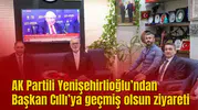 AK Partili Yenişehirlioğlu’ndan Başkan Cıllı’ya geçmiş olsun ziyareti
