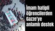 İmam hatipli öğrencilerden Gazze'ye anlamlı destek