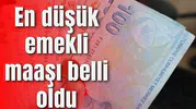 En düşük emekli maaşı belli oldu