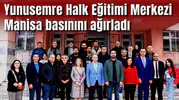 Yunusemre Halk Eğitimi Merkezi Manisa basınını ağırladı