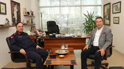 Jandarma Komutanı Tuğgeneral İlhan Şen’den  Başkan Bayraktar’a ziyaret