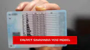 Ehliyet sınavında yeni model