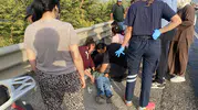 Yola dökülen mazot peş peşe iki kazaya neden oldu