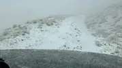 Nemrut Kalderası beyaza büründü