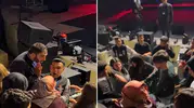 Konserde koltuk krizi! Anne ile gençler arasında itişme