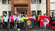 Cumhuriyet coşkusunu pedallara taşıdılar
