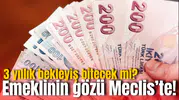 3 yıllık bekleyiş bitecek mi? Emeklinin gözü Meclis’te!