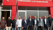 Kamyoncular Kooperatifi’nden MHP Yunusemre’ye hayırlı olsun ziyareti