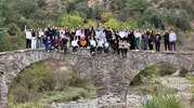 Gençler, sporla Gördes’in tarihini keşfetti