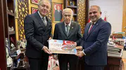 MHP Manisa’dan Genel Başkan Bahçeli’ye ziyaret