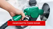 Akaryakıtta tarihi rekor