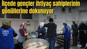İlçede gençler ihtiyaç sahiplerinin gönüllerine dokunuyor