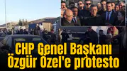 CHP Genel Başkanı Özgür Özel'e protesto