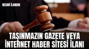 T.C. TURGUTLU 1. (SULH HUKUK MAH.) SATIŞ MEMURLUĞU 2025/49 SATIŞ TAŞINMAZIN GAZETE VEYA İNTERNET HABER SİTESİ İLANI