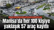 Manisa, araç yoğunluğunda Türkiye ortalamasını aştı