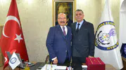 Başkan Şimşek’ten Başkan Akyüz’e tebrik ziyareti