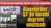 50 kişi hayatını kaybetmiş 150’den fazla kişi yaralanmıştı: Alaşehirliler 57 yıl önceki depremi unutmadı