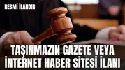 Örnek No:55*  T.C. TURGUTLU İCRA DAİRESİ 2025/1107 TLMT. TAŞINMAZIN GAZETE VEYA İNTERNET HABER SİTESİ İLANI