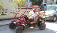 Hurdalardan 20 günde araç yaptı