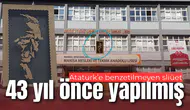 Atatürk’e benzetilmeyen sliüet 43 yıl önce yapılmış