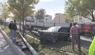 Öndeki araca makas atarken ölümden döndü