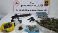 Şüpheli evden uyuşturucu madde ve silah çıktı