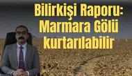 Bilirkişi Raporu: Marmara Gölü kurtarılabilir