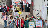 Manisalılar Filistinli çocuklar için resim çizdiler