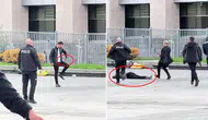 Adliye önüne gelip kendini vurdu