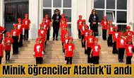 Minik öğrenciler Atatürk’ü andı