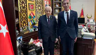 Başkan Şener Özten MHP Genel Başkanı Devlet Bahçeli'yi ziyaret etti