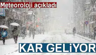 Yoğun kar yağışı başlıyor! Tarih verildi