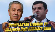 Demirtaş'tan Erdoğan ve adaylıkla ilgili iddialara yanıt