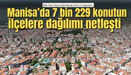 MANİSA'DA 7 BİN 229 KONUTUN İLÇELERE DAĞILIMI NETLEŞTİ