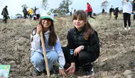 Demirci'de günün anlamına uygun 2 bin fidan dikildi