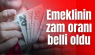 Emeklinin zam oranı belli oldu