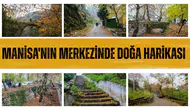Manisa'nın merkezinde doğa harikası