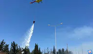 Bir yangın daha! Bir ilçeden diğerine sıçradı