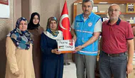 Kuran kursu öğrencilerinden Filistin'e anlamlı destek