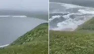 8.8'lik depremin ardından olay görüntü