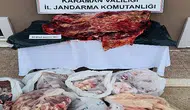 250 kilo mühürsüz sığır eti ele geçirildi