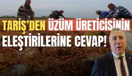 TARİŞ'DEN ÜZÜM ÜRETİCİSİNİN ELEŞTİRİLERİNE CEVAP!