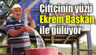 Çiftçinin yüzü Ekrem Başkan ile gülüyor