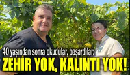 Zehir yok, kalıntı yok: Üniversite mezunu çiftin başarısı!