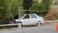 Otomobil ile hafriyat kamyonu çarpıştı: 1 ölü